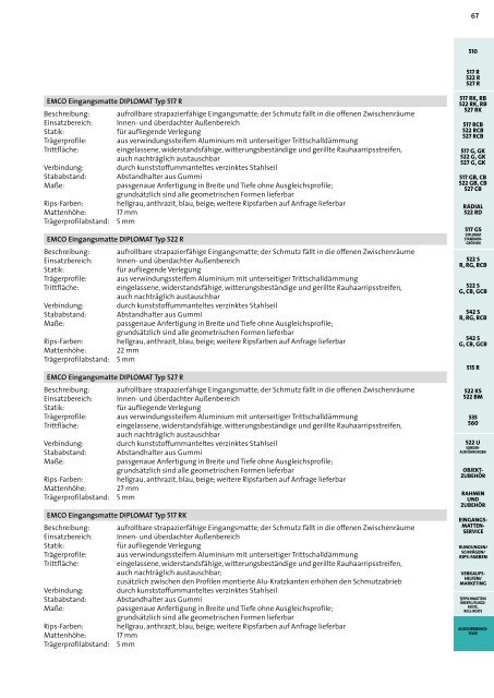 AUSSCHREIBUNGSTEXTE ... im Internet unter: www.emco-bau.de