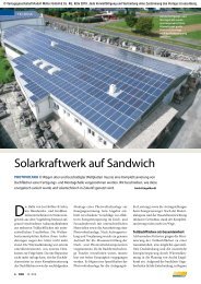 Solarkraftwerk auf Sandwich - BauenimBestand24