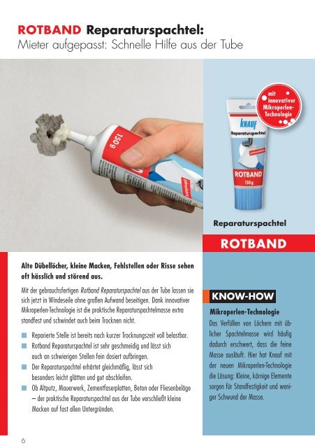 Rotband-Familie - Knauf FormBar