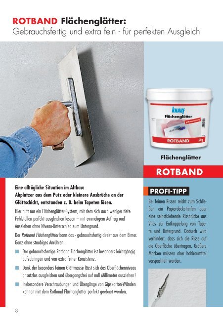 Rotband-Familie - Knauf FormBar