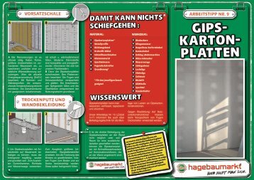 Gipskartonplatten