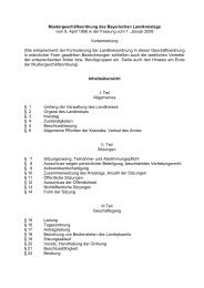Mustergeschäftsordnung des Bayerischen Landkreistags