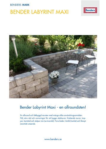 bender labyrint maxi - Benders