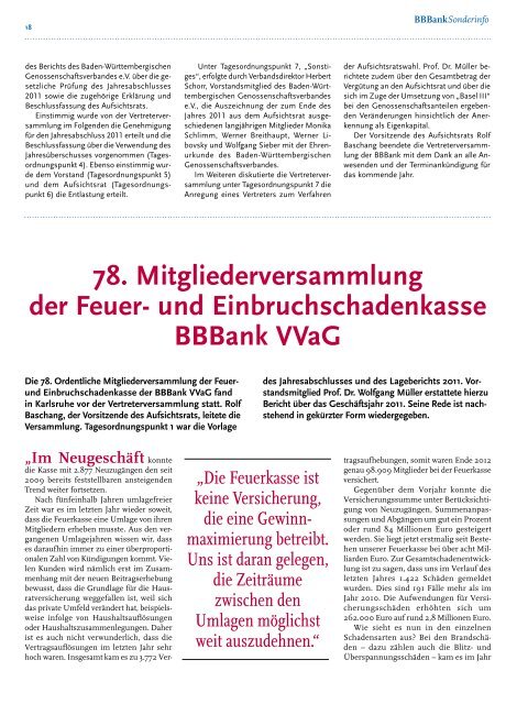 BBBankInfo - BBBank eG