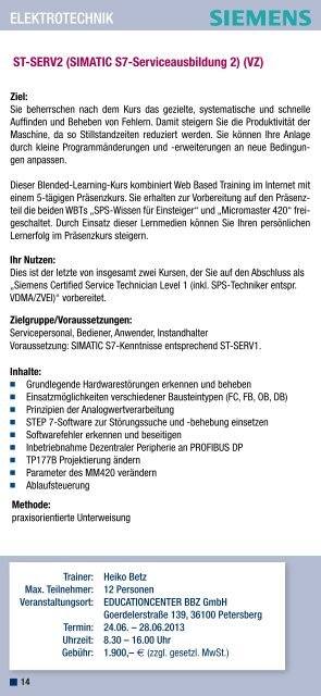 Quartalsprogramm - BBZ Berufsbildungszentrum Fulda