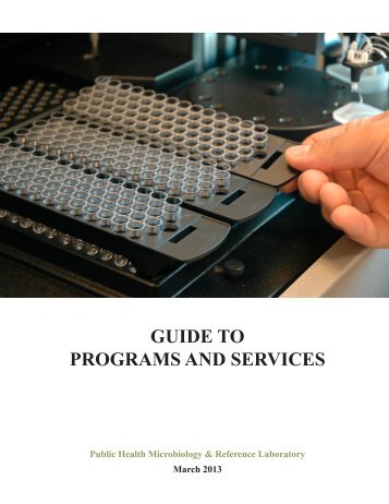 guide to programs and services - BC Centre for Disease Control