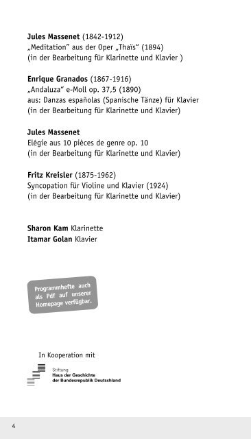 2. KONZERT im Kanzlerbungalow - Beethoven Orchester Bonn