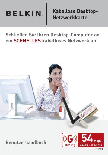 Kabellose Desktop- Netzwerkkarte Benutzerhandbuch - Belkin