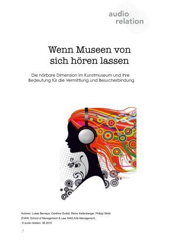 Akustische Kommunikation in Kunstmuseen - Audio Relation