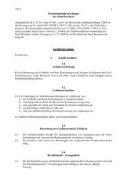7-D-2 1 Friedhofsgebührenordnung der Stadt Bensheim Aufgrund ...