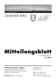 Mitteilungsblatt - Gemeinde Berg