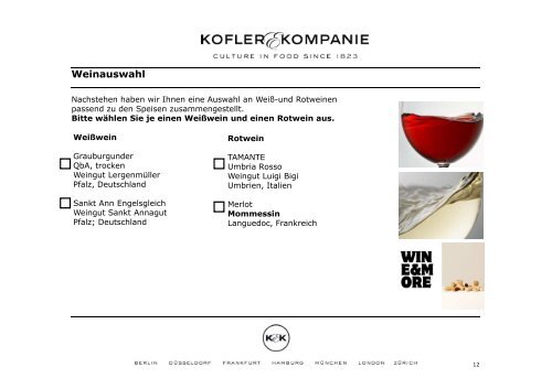 Cateringkonzept Kofler Kompanie_JMB ... - Berlin Locations