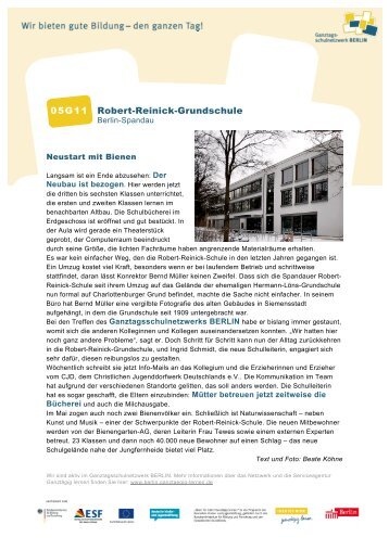 05G11 Robert-Reinick-Grundschule - Ganztägig Lernen - Berlin