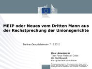 Dr. Max Lienemeyer - Berliner Gesprächskreis zum Europäischen ...