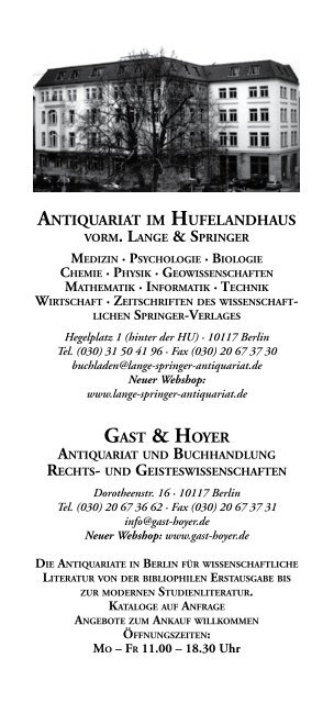 Antiquariatsverzeichnis_2013 (PDF / 1.12 MB) - Börsenverein des ...