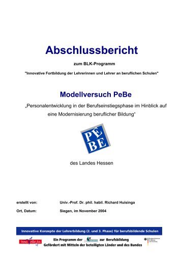 Abschlussbericht - Beruflicheschulen-modellversuche.de