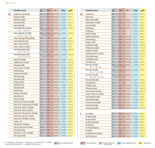 Entsorgungskalender 2013 - BEST-Bottrop