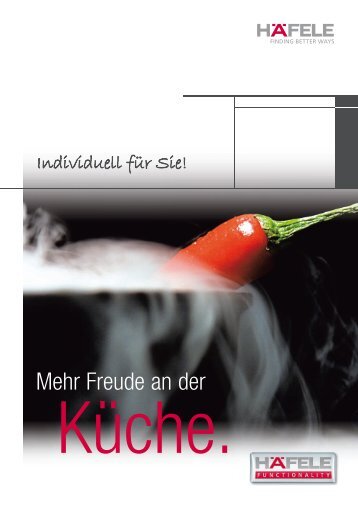 Mehr Freude an der Küche - Beschlaege-online.ch