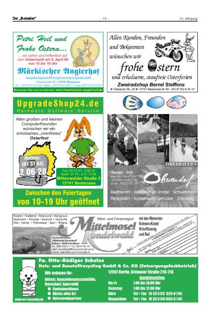 Ausgabe 03/2006 - Bestensee