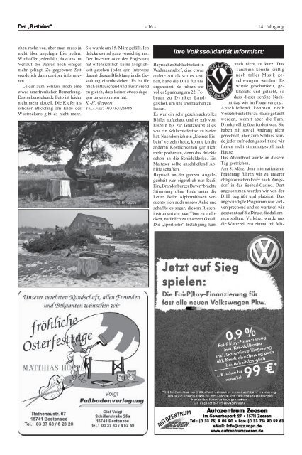 Ausgabe 03/2006 - Bestensee