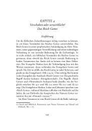 KAPITEL  Verschoben oder verwirklicht? Das Reich Gottes