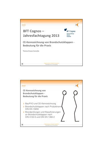CE-Kennzeichnung von Brandschutzklappen - BFT Cognos GmbH