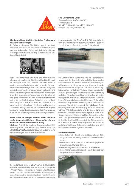 Betonbauteile Jahrbuch 2013 - BFT International