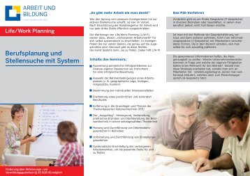 Berufsplanung und Stellensuche mit System - Bfz-Essen GmbH
