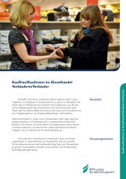 Kaufmann im Einzelhandel* (24 Monate) / Verkäufer - BFW Leipzig