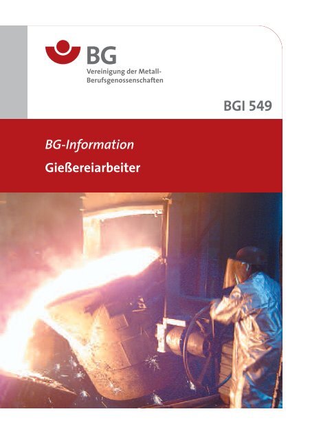 Berufsgenossenschaft Für Holz Und Metall BGI 549 01.pdf, Seiten 35-52 - Berufsgenossenschaft Holz und Metall
