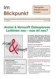 Im Blickpunkt Juli 2006 - Burgenländischen Gebietskrankenkasse