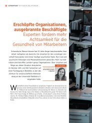 Erschöpfte Organisationen, ausgebrannte Beschäftigte