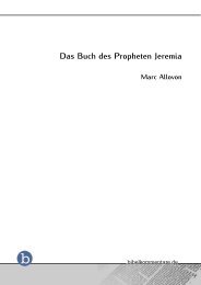 Das Buch des Propheten Jeremia - Bibelkommentare.de