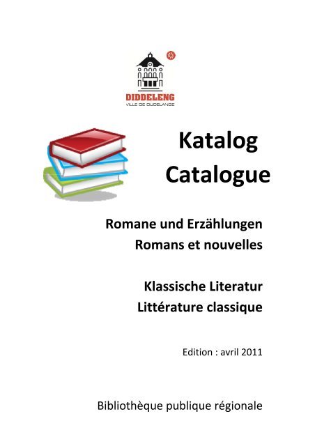litterature en francais - Bibliothèque Publique Régionale de ...