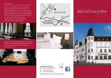 Hotelprospekt Hotel Bielefelder Hof zum Download