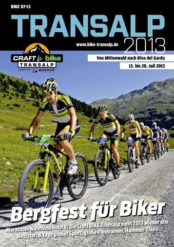 PDF: 6 MB (14 Seiten)... - Craft BIKE Transalp