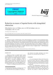 Reduction en-masse of inguinal hernia with strangulated obstruction ...