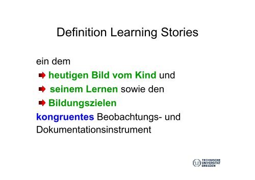 Bildungs- und Lerngeschichten – Kompetenzen der Kinder im Dialog