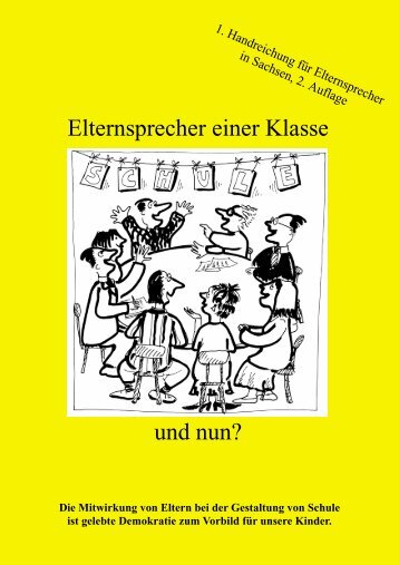 Elternsprecher einer Klasse und nun?