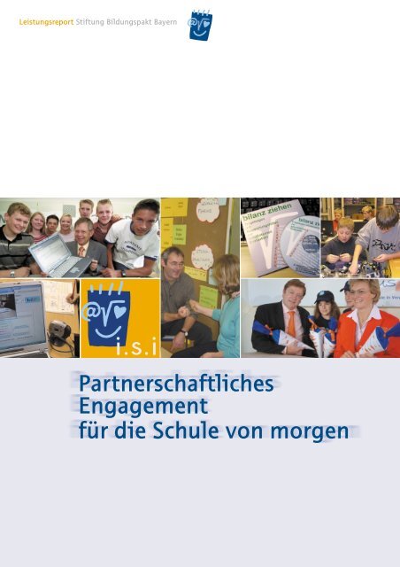 2003: PDF-Download ca. 2 MB - Stiftung Bildungspakt Bayern