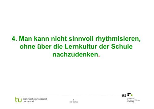 Die „Rhythmisierung“ in der Ganztagsschule als gelingender Faktor ...