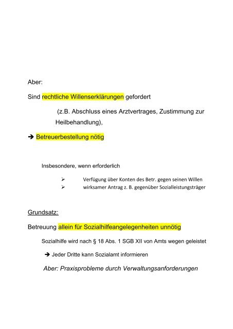 Betreuungsvermeidung durch andere Hilfen - Bildungswerk Irsee