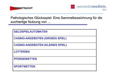 Computerspielabhängigkeit und Glücksspielsucht – Unterschiede ...