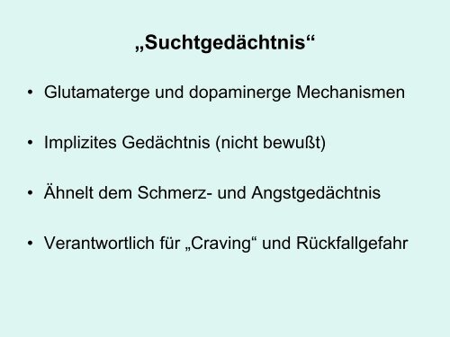 Medikamentöse Suchttherapie - PD Dr. med. Jürgen Unger (PDF)