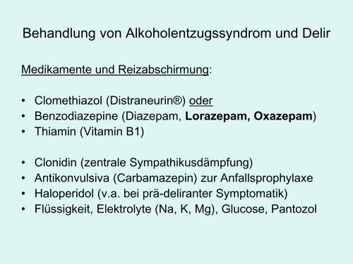 Medikamentöse Suchttherapie - PD Dr. med. Jürgen Unger (PDF)