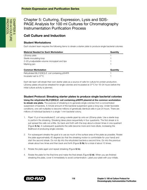 Protein Expression and Purification Series - Bio-Rad