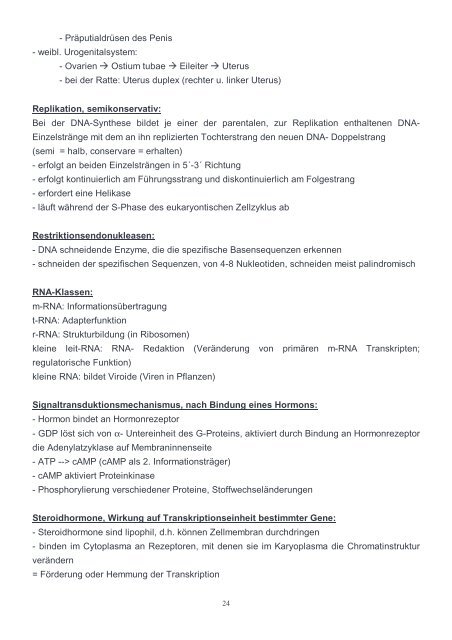 Wichtige Begriffe der Biologie - Biochemie - Nachhilfe