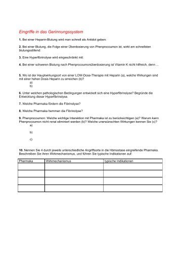 2.Klausur - Biochemie - Nachhilfe