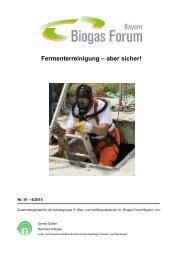 Fermenterreinigung – aber sicher! - Biogas Forum Bayern