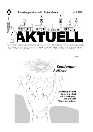 Pfarrbrief Juni 2013.pdf - Bistum Augsburg